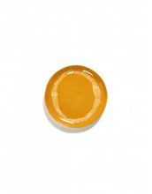 Afbeelding in Gallery-weergave laden, Bord Feast M D22,5 X H2 Cm Sunny Yellow Swirl-Stripes Wit