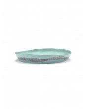 Afbeelding in Gallery-weergave laden, Serveerschaal Feast M D36 H6 Cm Azure Swirl-Stripes Rood