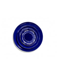 Bord Feast S D19 X H2 Cm Lapis Lazuli Swirl-Dots Wit