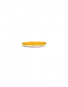 Bord Feast S D19 X H2 Cm Sunny Yellow Swirl-Stripes Rood