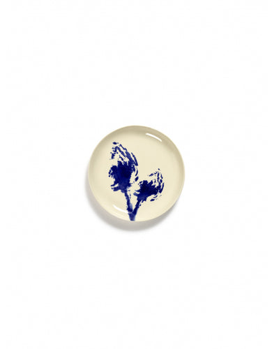 Bord Feast S D19 X H2 Cm Wit Artisjok Blauw