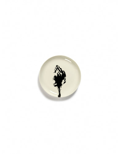 Bord Feast S D19 X H2 Cm Wit Artisjok Zwart