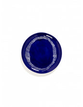 Afbeelding in Gallery-weergave laden, Bord Feast L D26,5 X H2 Cm Lapis Lazuli Swirl-Stripes Wit