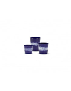 Theekop Feast 33 Cl Lapis Lazuli Swirl-Stripes Wit