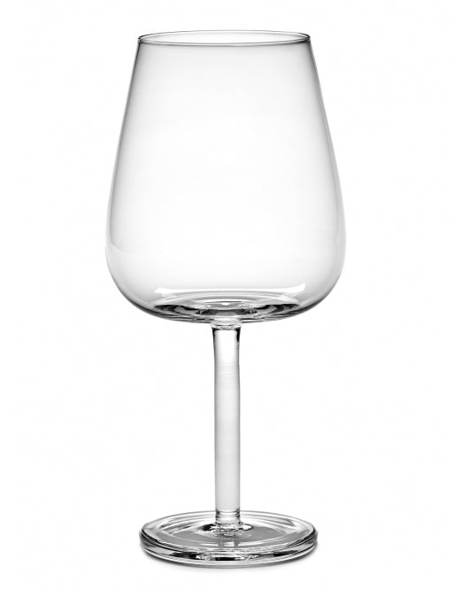 <transcy>Red Wine Glasses Curved Base 65cl Set 4</transcy>