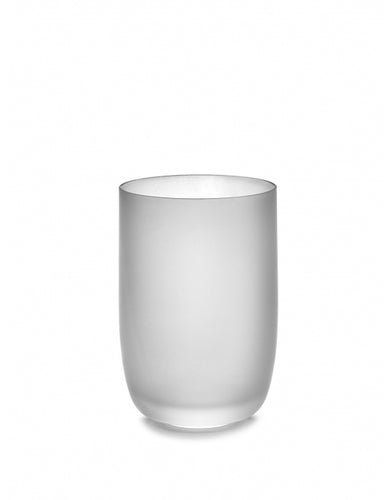 Water Glazen Frosted Wit Base M 45cl Set 4