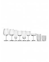Afbeelding in Gallery-weergave laden, Water Glazen Frosted Wit Base S 33cl Set 4