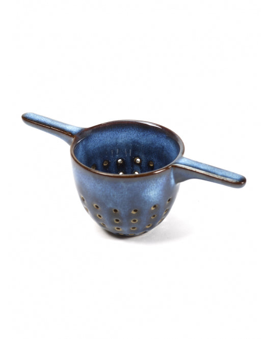 <transcy>Tea strainer Pure L14 W6 H5cm Dark Blue</transcy>