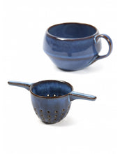 Afbeelding in Gallery-weergave laden, Theezeef Pure L14 B6 H5cm Donker Blauw