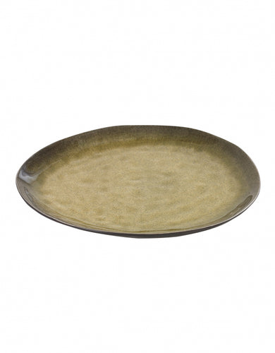 Bord Pure Ovaal Large 28x2,4H23,5 Groen Set 2