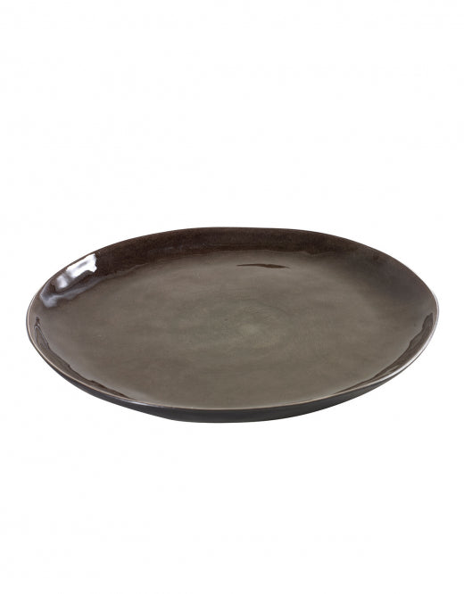 <transcy>Plate Pure Round Large D34 H3,4 Gray Set 2</transcy>