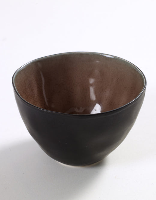 <transcy>Bowl Pure Medium D10,5 H6,5 Brown set 4</transcy>