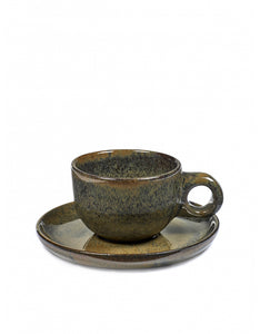 CAFE LUNGO TAS SURFACE MET ONDERTAS INDI GREY Set 4
