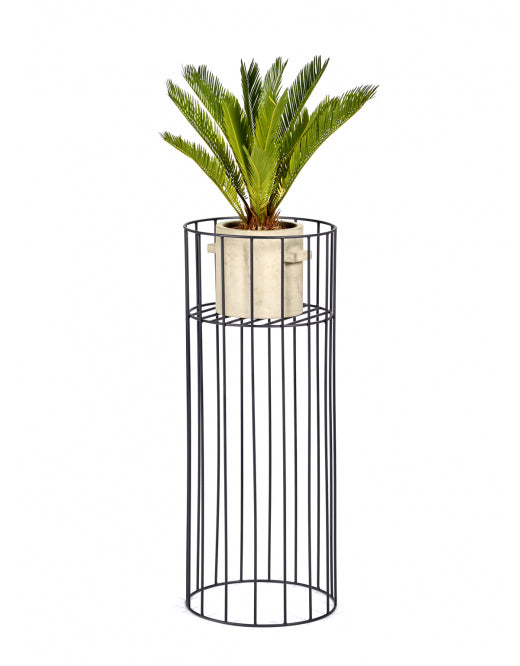 <transcy>Plant Stand Serax Vasaro M D35 H90 Black</transcy>