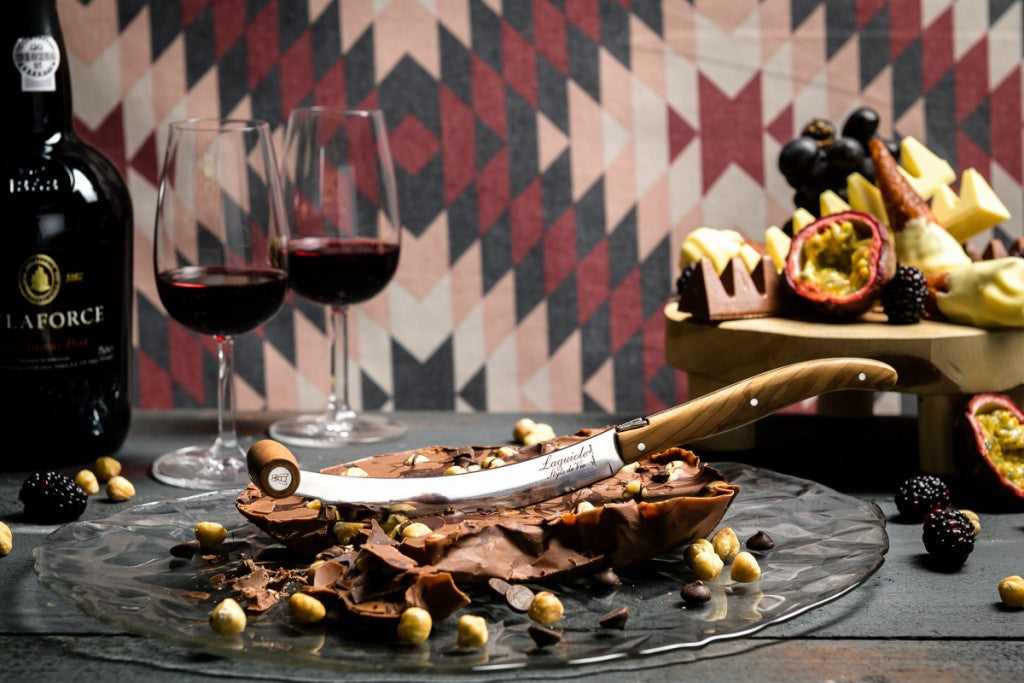 <transcy>Cheese knives Laguiole Set 3 Olive wood</transcy>