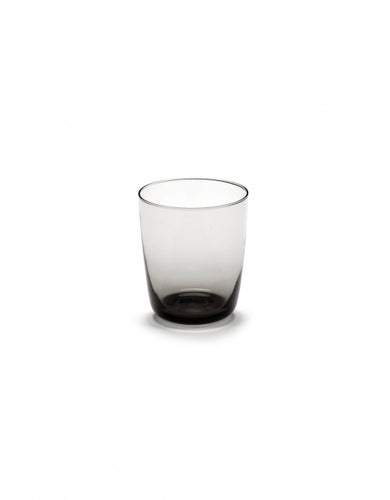 Water Glazen Cena Hoog D8,5 H10 cm Set 4 Smokey Grey
