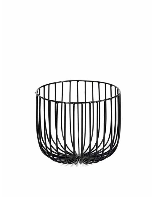 <transcy>Basket Serax Catu S D18 H15 Black</transcy>