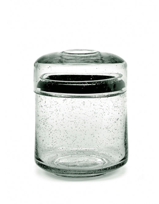 <transcy>Storage Jar Glass Storage Medium D12 H16</transcy>