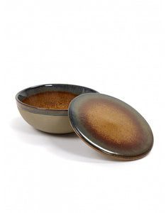 Kommetje met Deksel SURFACE D13 H5 RUSTY BROWN 1 Set
