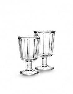 GLAS SURFACE RODE WIJN D8 H13,8 Set 4