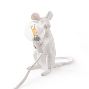 Lamp Seletti Mouse Sitting White