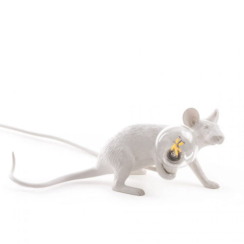 Lamp Seletti Mouse Lie Down White