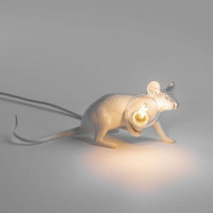 Lamp Seletti Mouse Lie Down White