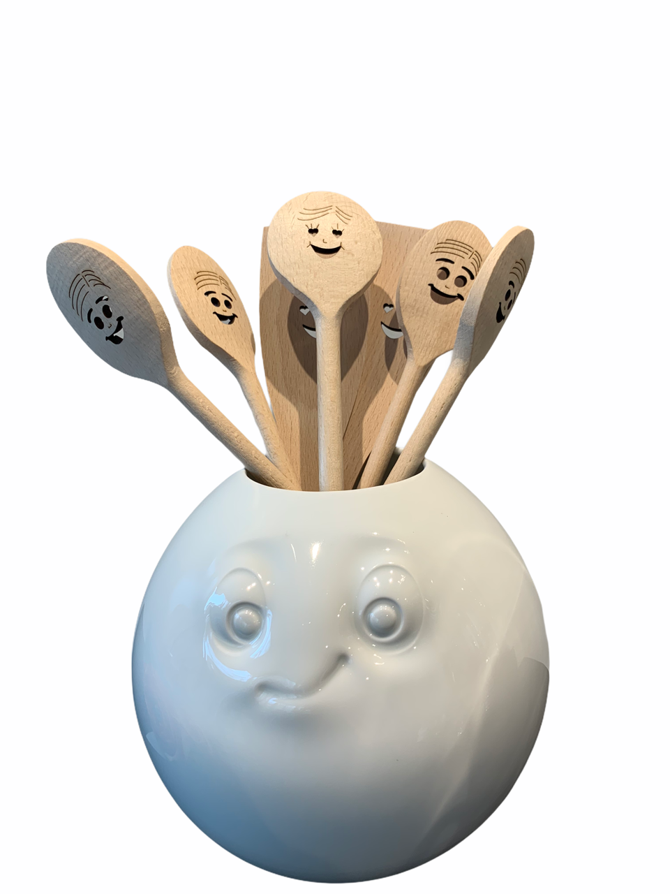 <transcy>Spoon Wood Round 30cm Smiley</transcy>