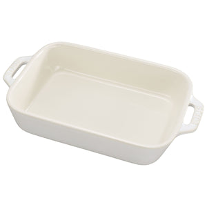 Ovenschotel Staub Ceramic 27x20cm + 20x16cm White