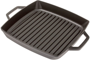 Grillpan Staub Vierkant 2 grepen 28x28cm Black