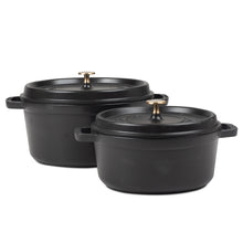 Afbeelding in Gallery-weergave laden, Cocotte Staub Rond 24cm Black