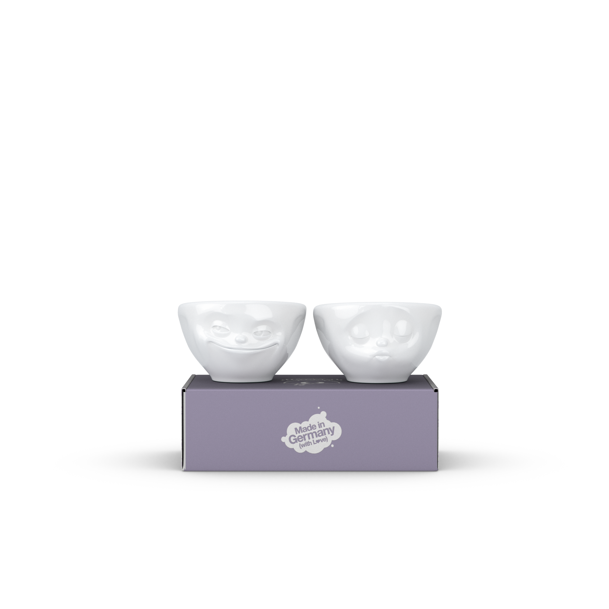 <transcy>Bowl Bowls Grinning & Kissing 100 ml set 2</transcy>