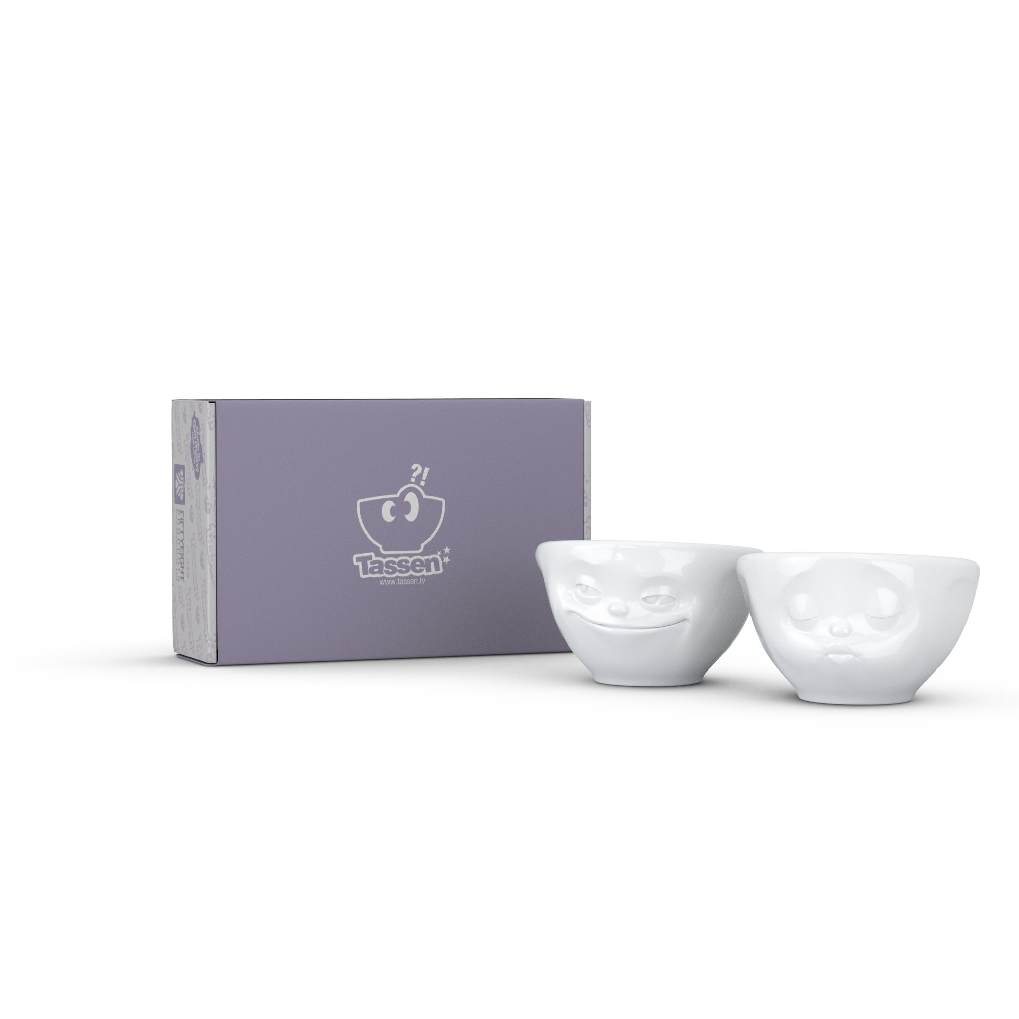 <transcy>Bowl Bowls Grinning & Kissing 100 ml set 2</transcy>