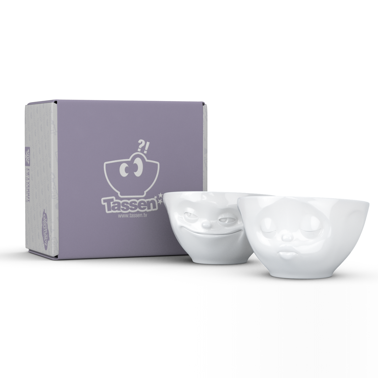 <transcy>Bowl Bowls Grinning & Kissing 200 ml set 2</transcy>