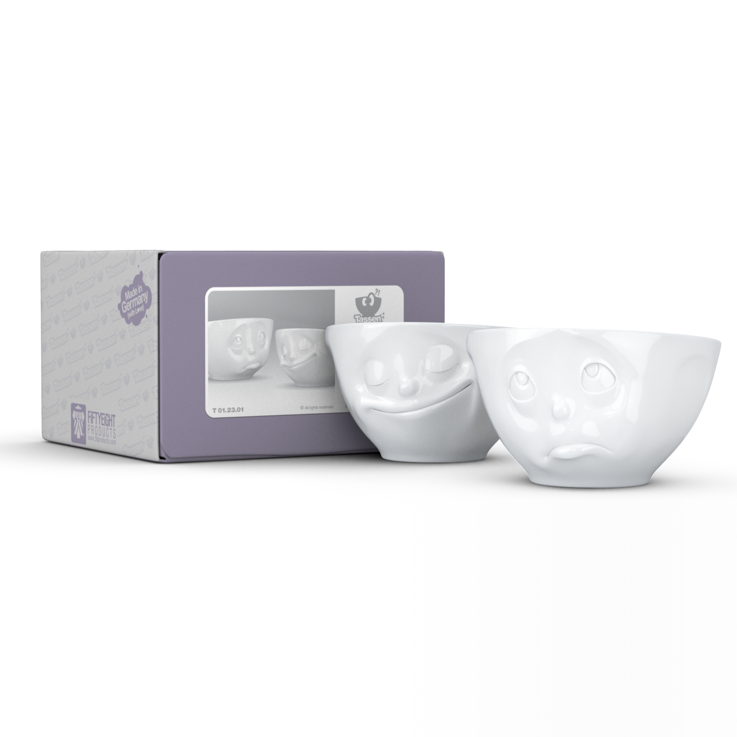 Kom Bowls Happy & Oh Please 200 ml set 2
