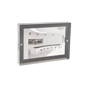 Fotokader XLboom Acrylic Magnetic Frame 13 x 18 Dark Grey