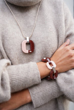 Afbeelding in Gallery-weergave laden, Halsketting Xavier Derome Pendentif Bicolor (meerdere kleuren)