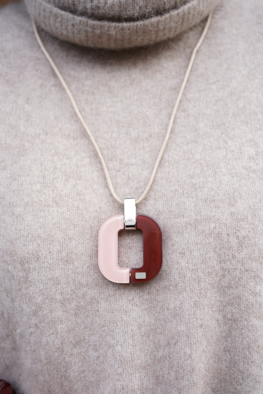 Halsketting Xavier Derome Pendentif Bicolor (meerdere kleuren)