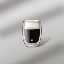 Afbeelding in Gallery-weergave laden, Dubbelwandig Glas Zwilling Koffie Set van 2