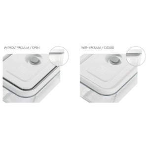 Vacuümdozenset Enfinigy Fresh & Save 3-delige set Glas, S/M/L
