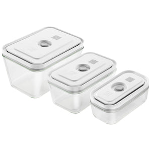Vacuümdozenset Enfinigy Fresh & Save 3-delige set Glas, S/M/L