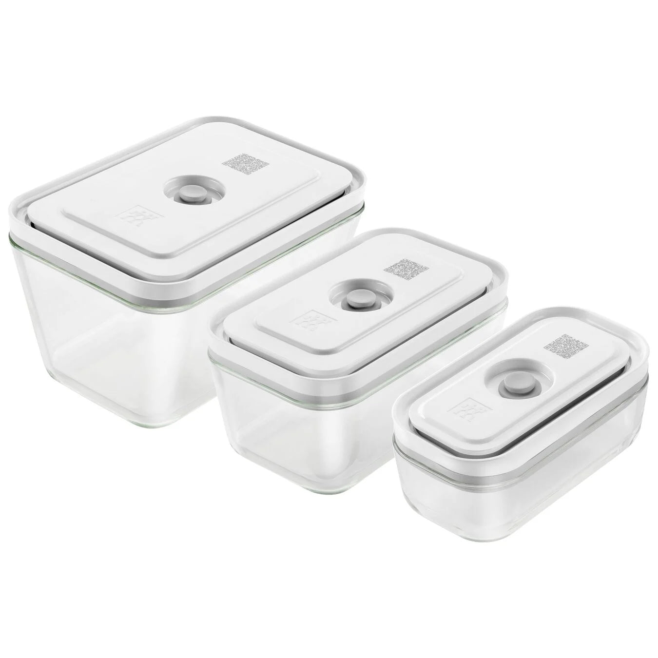 Vacuümdozenset Enfinigy Fresh & Save 3-delige set Glas, S/M/L