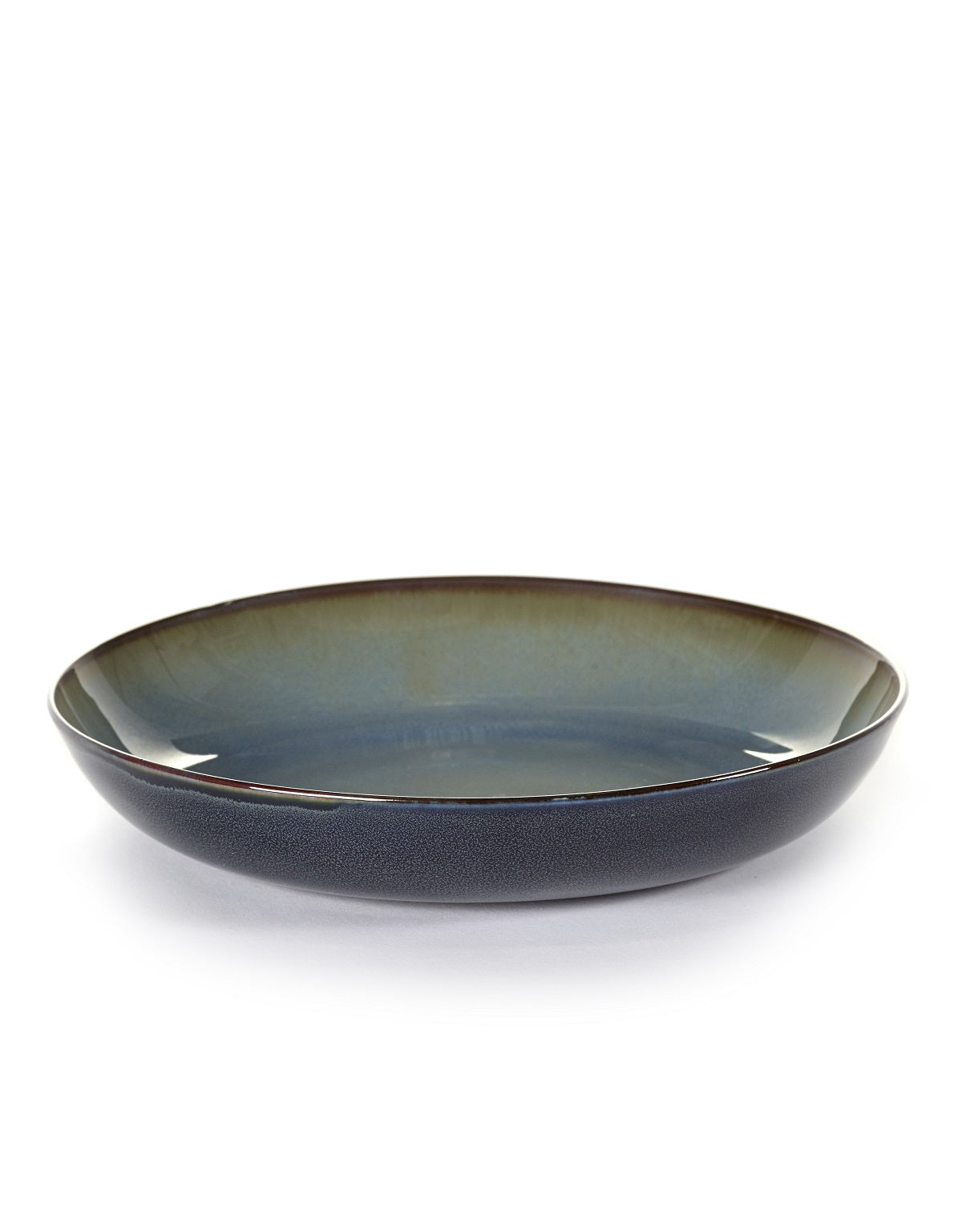 <transcy>PASTA PLATE D23,5 H4,5 CM SMOKEY BLUE/DARK BLUE</transcy>