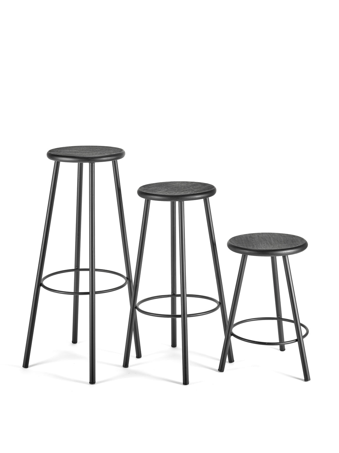 <transcy>Stool Serax M D30 H66 Black</transcy>