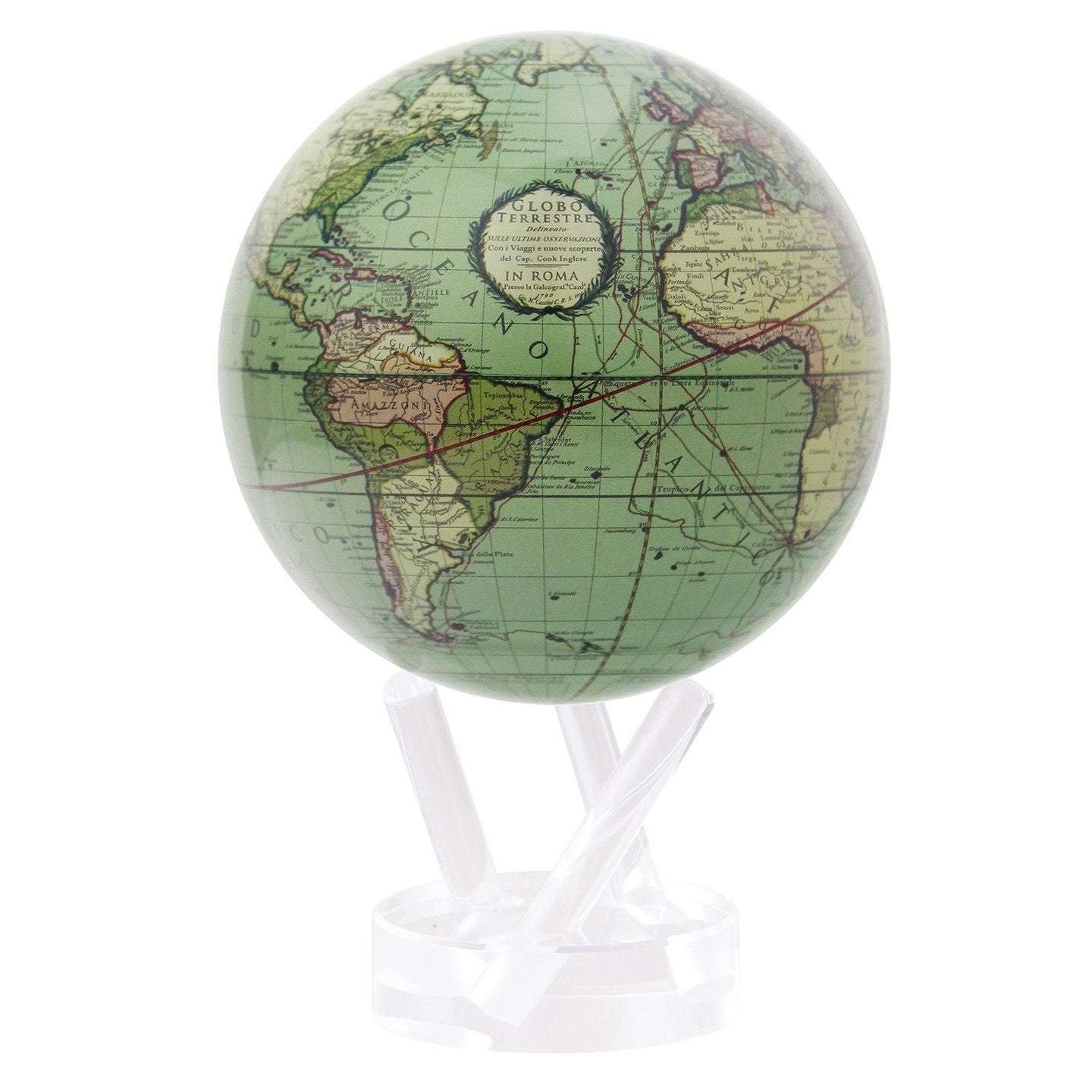 Wereldbol Antique Terrestrial Green M