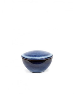 Potje Pure met Deksel S D8,5 H5 Donker Blauw