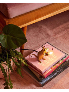 Lamp Seletti Mouse Standing Gold