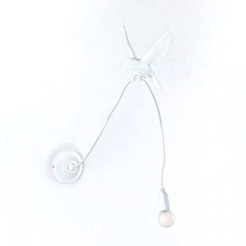 Lamp Seletti Vogel Sparrow Landing Wit