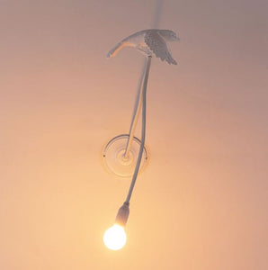 Lamp Seletti Vogel Sparrow Taking Off Wit