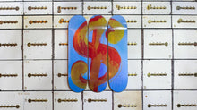 Afbeelding in Gallery-weergave laden, Kunst Skateboard Andy Warhol Dollar Sign Blue, 1981